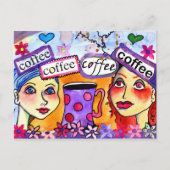 koffie briefkaart (Voorkant)