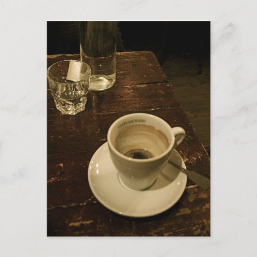 Koffie Briefkaart (Voorkant)