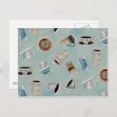 Koffie Briefkaart (Voorkant / Achterkant)