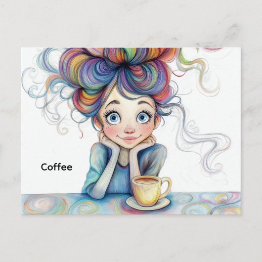 Koffie-Briefkaart Briefkaart (Voorkant)