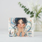 Koffie-Briefkaart Briefkaart (Staand voorkant)