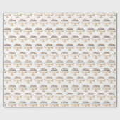 Koffie Brouwen Baby Borrel Cadeaupapier (Vlak)