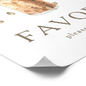 Koffie brouwen baby shower Favors Poster (Hoek)