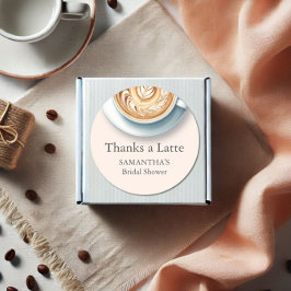Koffie Bruidsfeest Thema Stickers