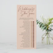 Koffie bruiloft schoen spel Vrijgezellenfeest (Staand voorkant)