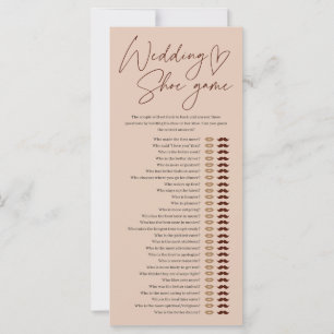 Koffie bruiloft schoen spel Vrijgezellenfeest