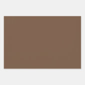 Koffie Bruin Stevige Kleur Inpakpapier Vel (Voorkant)