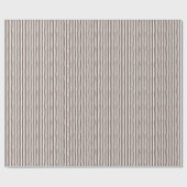 Koffie Bruin & Witte Scheve Strepen Cadeaupapier (Vlak)