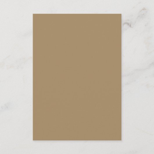 Koffie Bruine Aangepaste Envelopkaart Informatiekaartje (Voorkant)