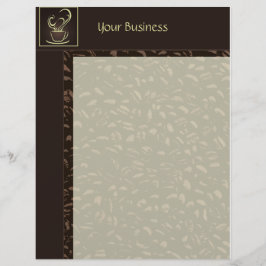 Koffie Business Letterhead Briefpapier Briefhoofd