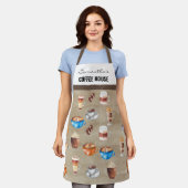 Koffie Business Shop Cafe Barista Keuken Schort (Gedragen)