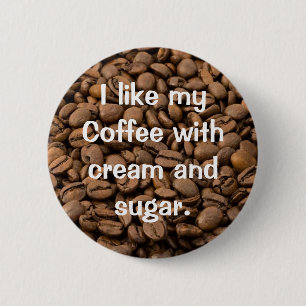  koffie-Button Ronde Button 5,7 Cm