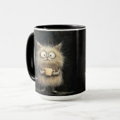 Koffie Buzz Kitten Mok (Voorkant links)