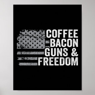 Koffie Bycon Guns En Vrijheid - Bbq Grill Pro Gun Poster