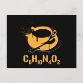 Koffie C8H10N4O2 Briefkaart (Voorkant)