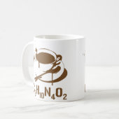 Koffie C8H10N4O2 Koffiemok (Voorkant links)