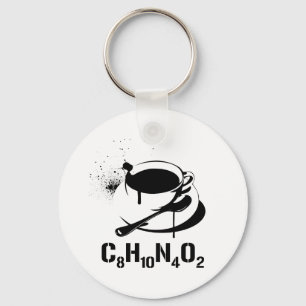 Koffie C8H10N4O2 Sleutelhanger