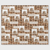 Koffie Cadeaupapier (Vlak)
