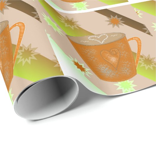 Koffie Cadeaupapier (Rol Hoek)