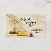 Koffie Cafe 3,5" x 2,0" Visitekaartje (Voorkant)