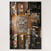 KOFFIE CAFE EN BARISTA LEGPUZZEL (Verticaal)