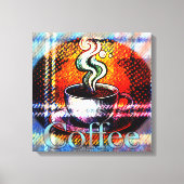 Koffie Cafe Java Canvas Afdruk (Voorkant)