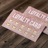 Koffie Cafe Modern Roos Gold Glitter Loyalty