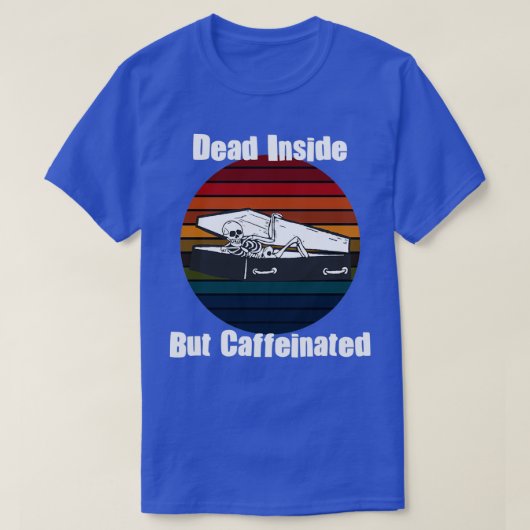 Koffie  cafeïne t-shirt (Design voorkant)