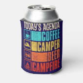 Koffie Camper Bier Kampvuur Blikjeskoeler (Blikje Achterkant)