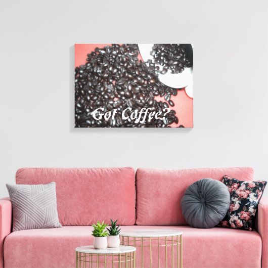 Koffie Canvas Afdruk (Insitu (Woonkamer))