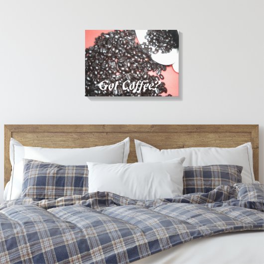 Koffie Canvas Afdruk (Insitu (Slaapkamer))