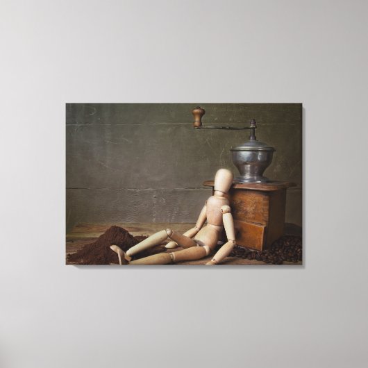 Koffie Canvas Afdruk (Voorkant)