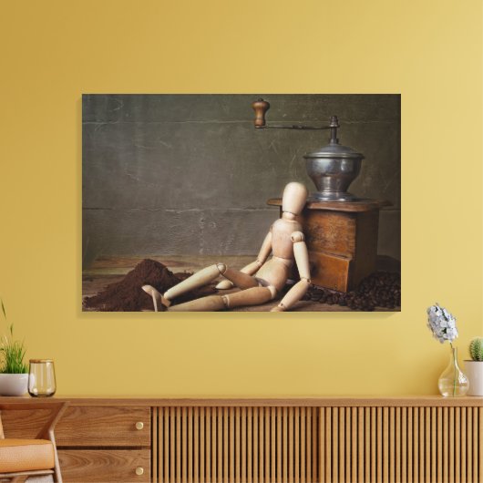 Koffie Canvas Afdruk (Insitu (Woonkamer))