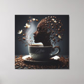 Koffie Canvas Afdruk (Voorkant)