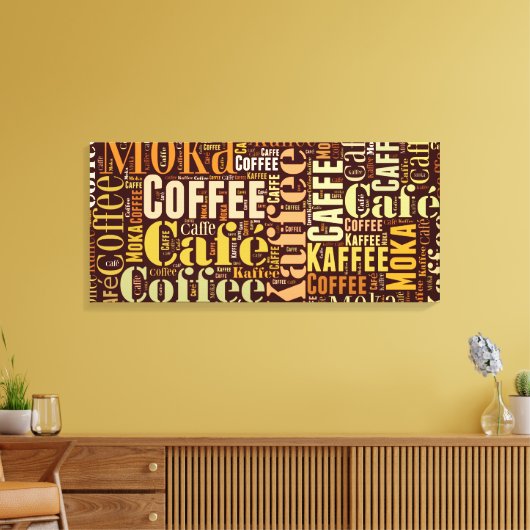 Koffie Canvas Afdruk (Insitu (Woonkamer))