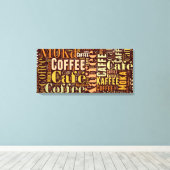 Koffie Canvas Afdruk (Insitu (Houten vloer))