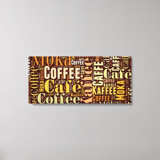 Koffie Canvas Afdruk (Voorkant)