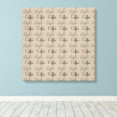 Koffie Canvas Afdruk (Insitu (Houten vloer))