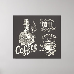  koffie canvas afdruk