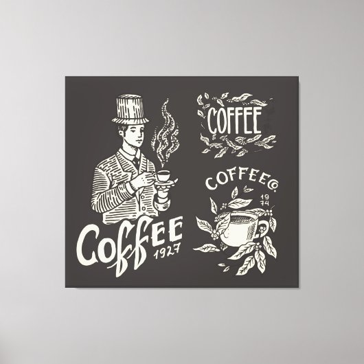  koffie canvas afdruk (Voorkant)