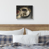 Koffie Canvas Afdruk (Insitu (Slaapkamer))