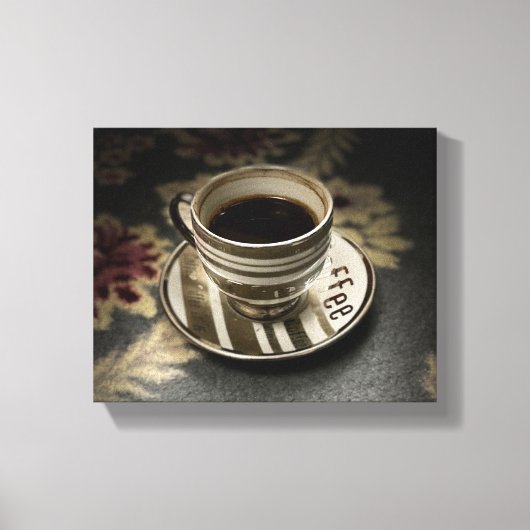 Koffie Canvas Afdruk (Voorkant)