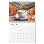 Koffie, Capaccino, Bergen Kalender (Jan 2027)