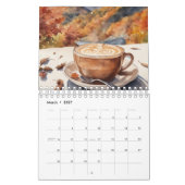 Koffie, Capaccino, Bergen Kalender (Mar 2027)