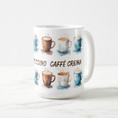 Koffie cappuccino cafe latte koffiemok (Voorkant rechts)