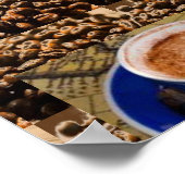 KOFFIE CAPPUCCINO LATTE POSTER MENU (Hoek)