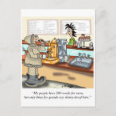 Koffie-Cartoon 9391 Briefkaart (Voorkant)