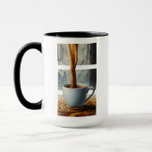 Koffie Cascade Art met Surreal Waterfall Flow Mok (Links)
