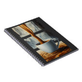 Koffie Cascade Art met Surreal Waterfall Flow Notitieboek (Rechterzijde)