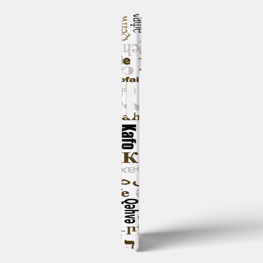 Koffie Case-Mate iPhone Case (Achterkant / Rechts)